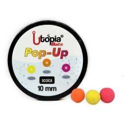 Momeala Flotanta Utopia Baits - Pop-Up Scoica 10mm Momeala Flotanta Utopia Baits - Pop-Up Scoica 10mm
